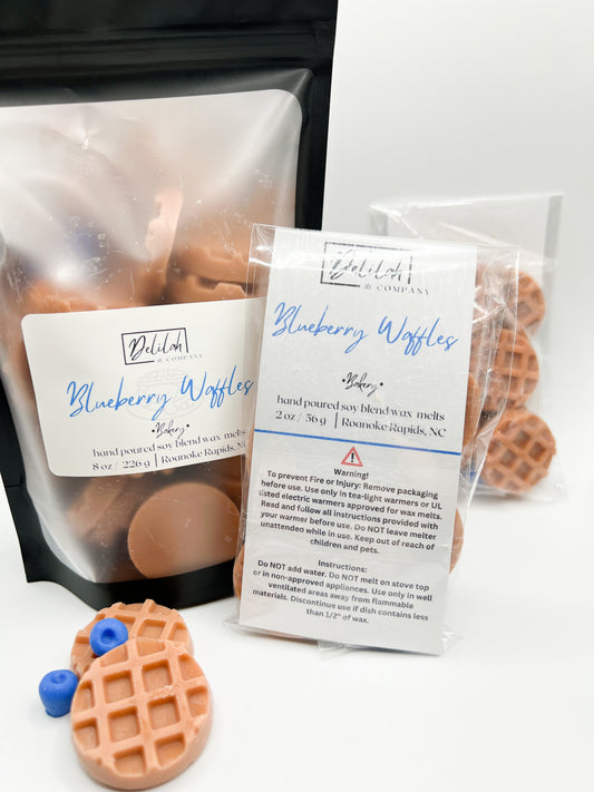 Blueberry Waffle Wax Melts, Food Wax Melts, Highly Scented Wax